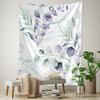 Ink Wash Leaf Plant Tapestry Wall Hanging Simple Modern Art Hippie Bohemian Living Room Bedroom Home Decor Background Cloth