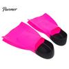 Silicone Fins 1 Pair Diving Swimming Training Professional Snorkeling Flippers Short Blade Leg Strength Building Adults Kids