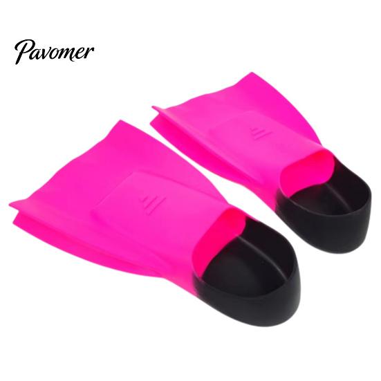 Silicone Fins 1 Pair Diving Swimming Training Professional Snorkeling Flippers Short Blade Leg Strength Building Adults Kids