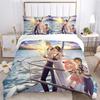 Cute spy x family Cartoon All Season Duvet Cover Comforter Bedding Set Soft Quilt Cover and Pillowcases Single/Double/Queen/King