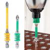 2Pcs Spring Loaded PH Screw Driver Bits Non Slip Magnet Tip 1Celsius4in Hex Shank   Proof   Steel for Electricians Power Drill Hand Tools 65mm 9