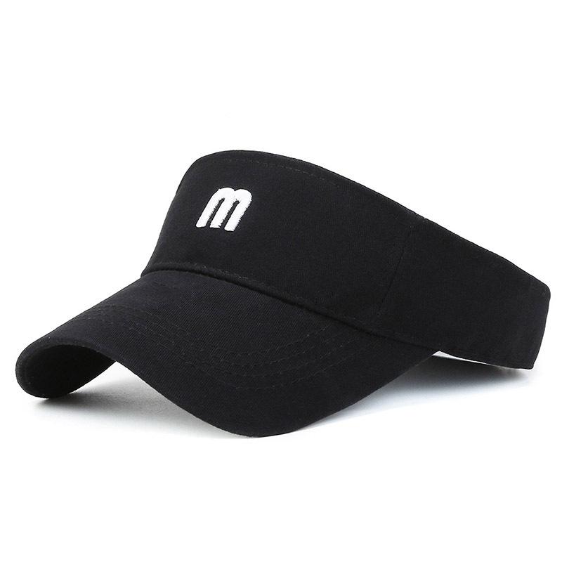 Empty Letter M Top Hat Ladies Summer Outdoor Sports Running Breathable Gift
