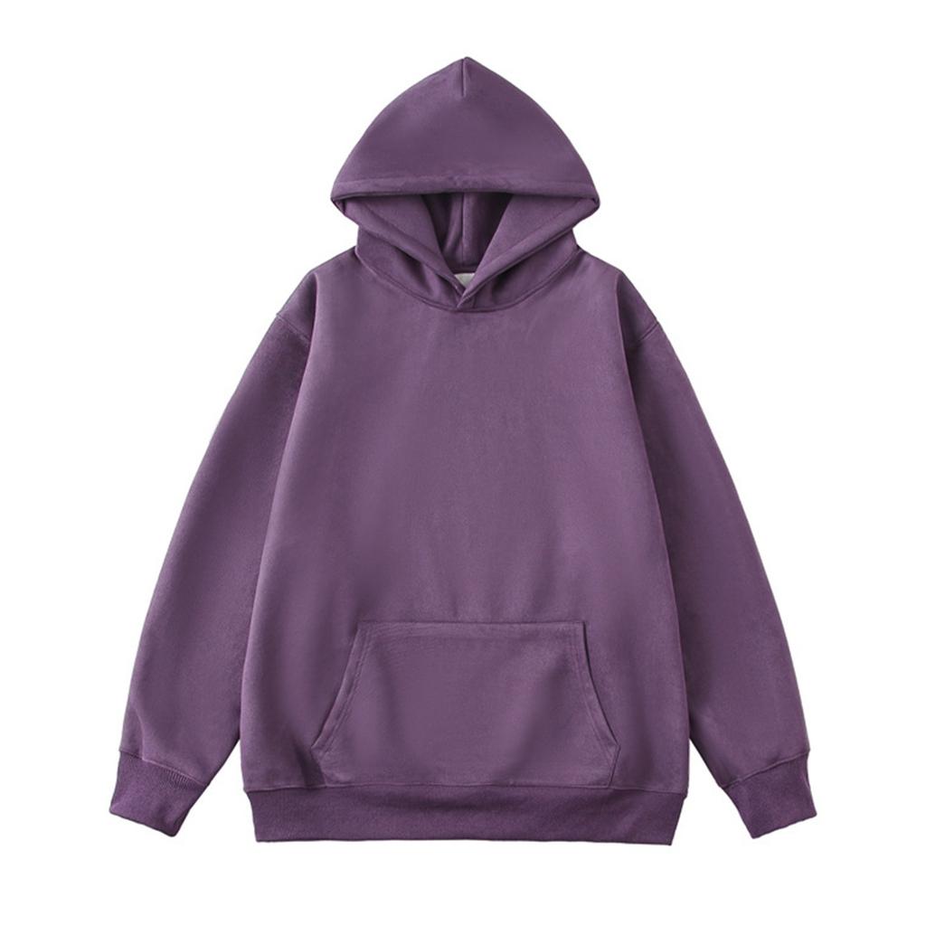 Herbst Herren Wildleder Kapuzenpullover Glatt Board Pullover Neu Groß Basic