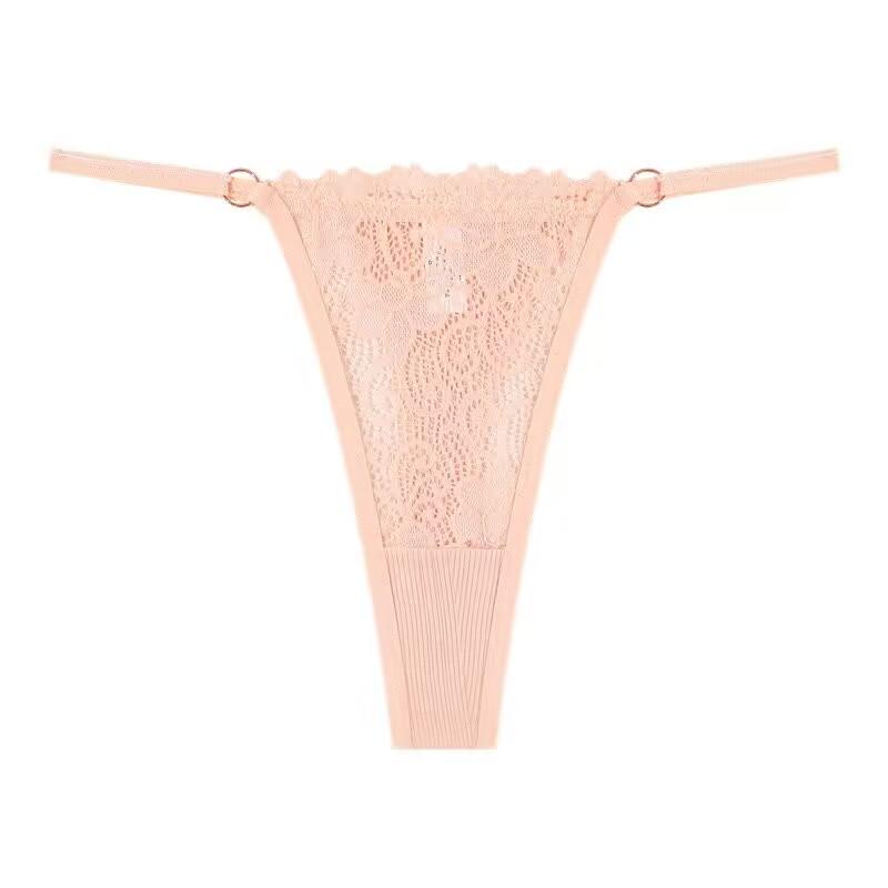 Chiloți din dantelă pentru femei Bikini sexy tanga Chiloți lenjerie florală Lenjerie moale și respirabilă