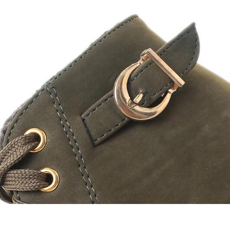 Botines señora de invierno con cordones comprar a buen precio — entrega  gratuita, reseñas reales con fotos — Joom
