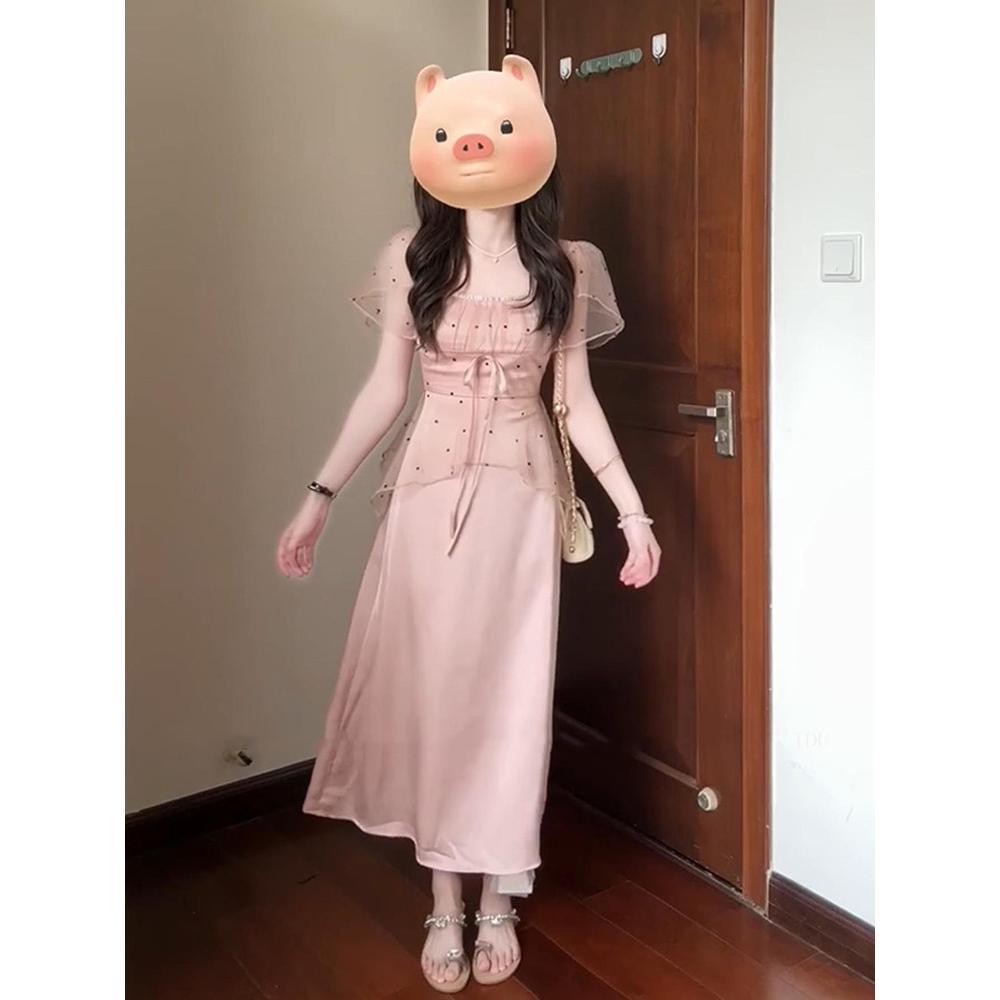 Xiaoxiangfeng dress long dress, this year's popular beautiful skirt women's summer temperament