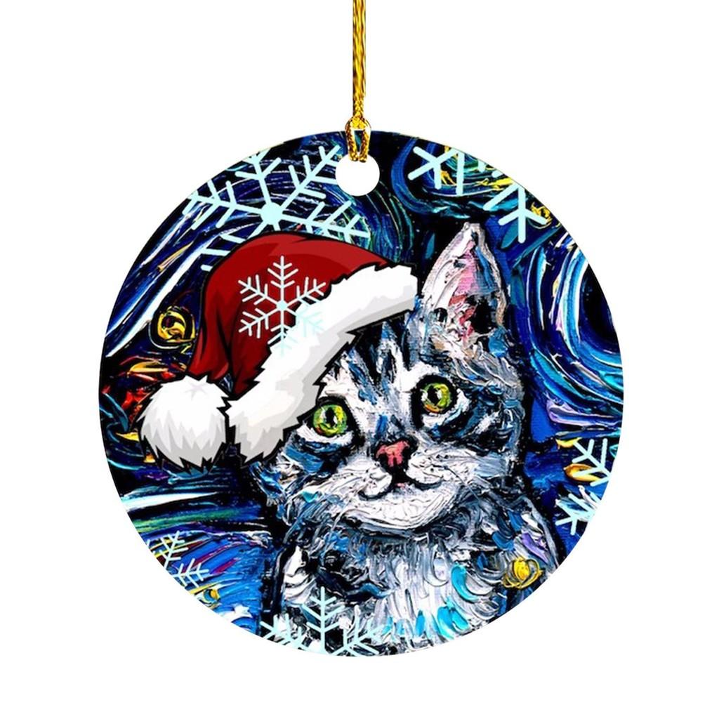 

Acrylic Christmas Delightful Pet Hat Hanging Ornament For Vehicle And Decoration Home R1