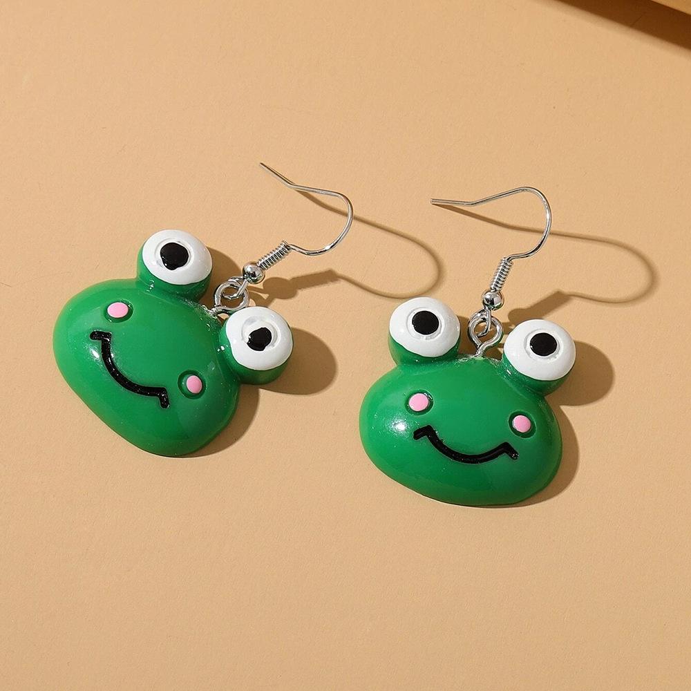 

Мода, жемчужное ожерелье в виде лягушки, трендовые персональные украшения с подвесками в виде животных, серьги в виде лягушки