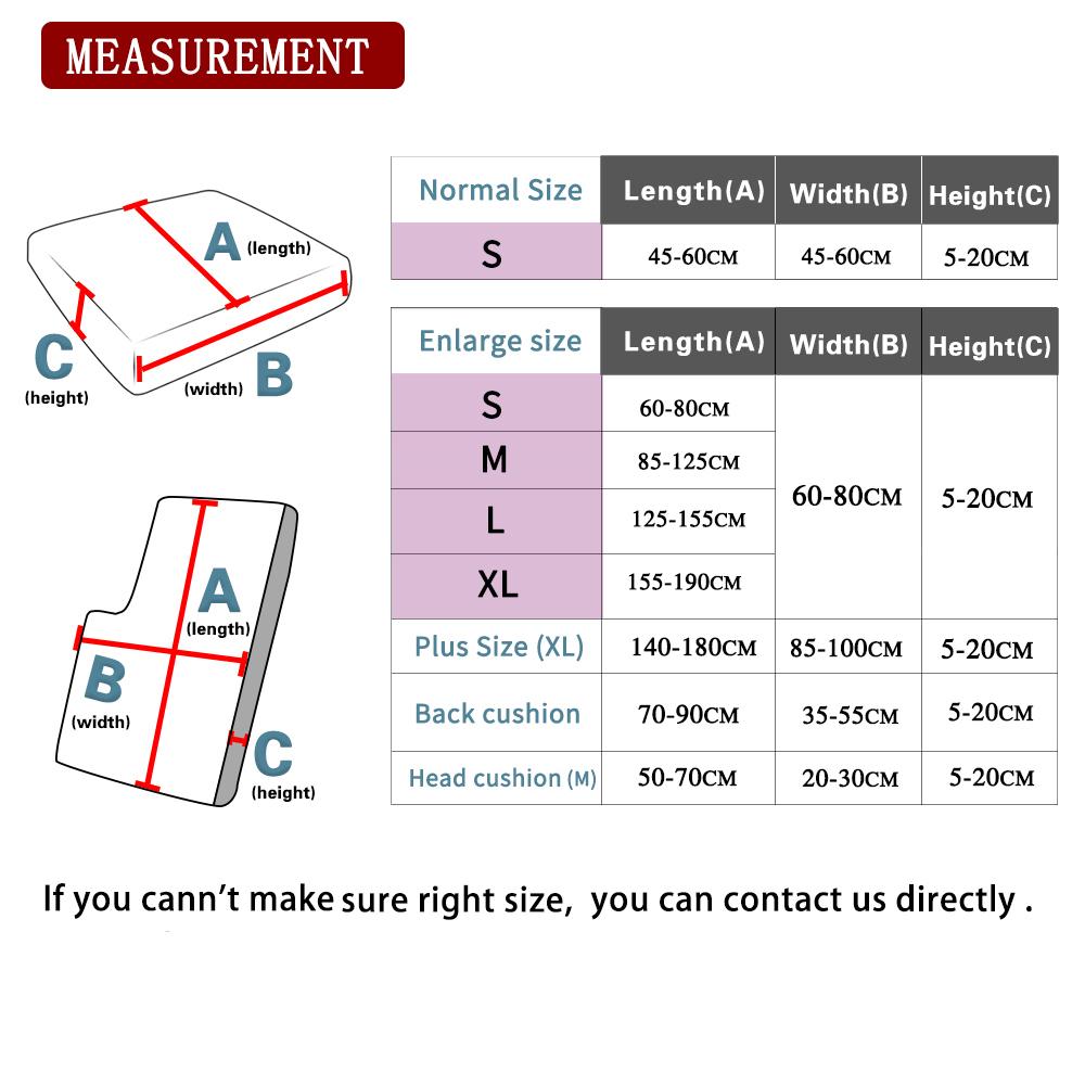 Stretch Jacquard Individual Seat Cushion Covers Sofa Covers For Living Room Couch Cover Furniture Protector Washable Removable