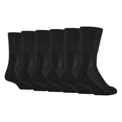 Meias Soxy Masculinas de Bambu Extra Largas para Diabéticos (Pacote de 6)