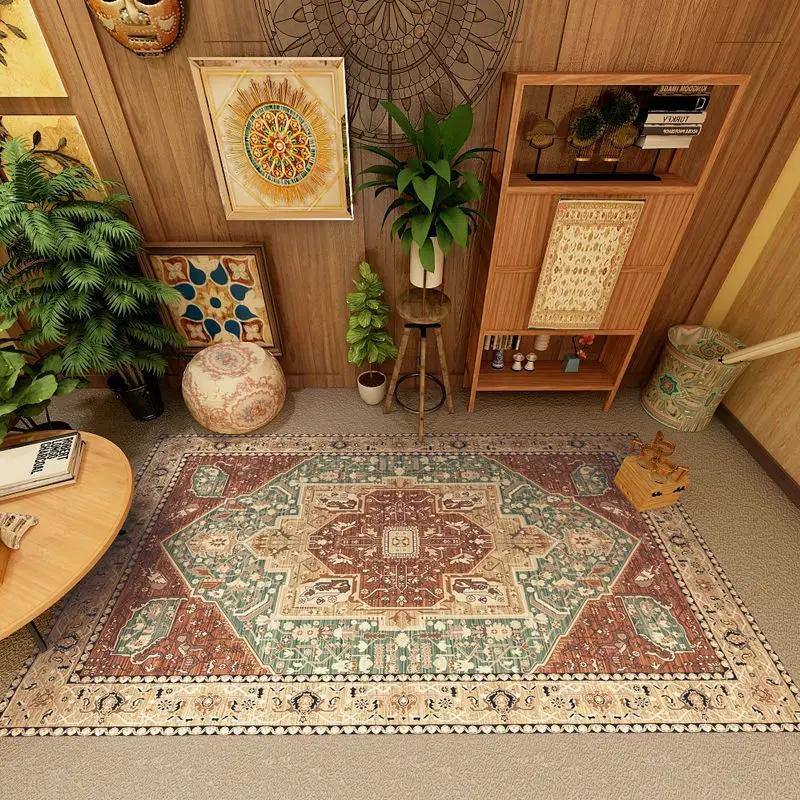 Bohemian Carpets for Living Room Moroccan Large Area Rugs Non-slip Floor Mat Home Decor Persian Lounge Rug