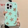 Leopard Star Design Soft Phone Cover Case for iPhone 12 11 14 XR 17 Air 8 16 Pro Max 13 15 Plus