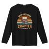 Just One More Chapter T Shirt Retro Stacked Books Design for Book Lovers Reading Enthusiasts vintage Washed graphic homme