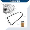 NO. 31728-1XF02 31726-28X0A 31397-1XF0C Transmission Filter Oil Pan Gasket Kit for Nissan Rogue NV200 Juke/Transmission Valve Pan Gasket Oil