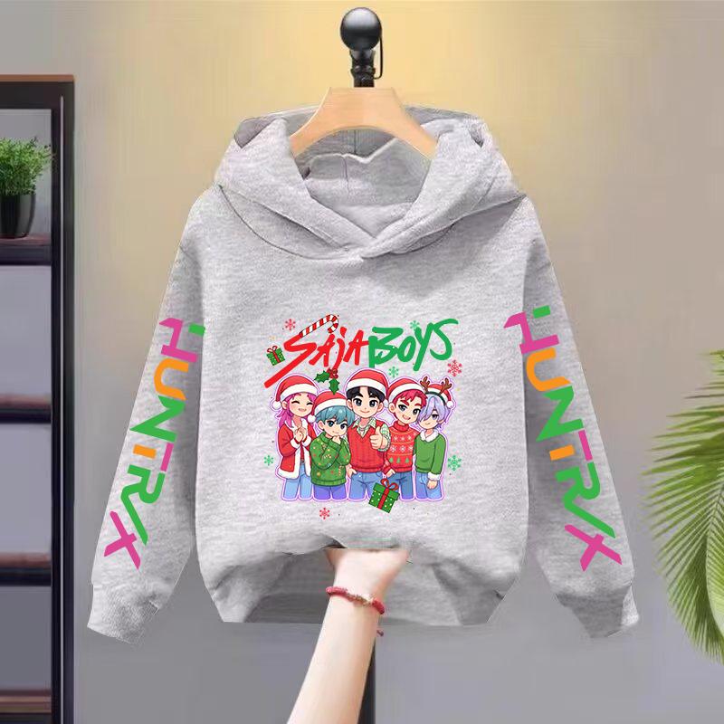 Korean Style KPOP Hoodie, Fashionable and Comfortable Children's Clothing, Christmas Exclusive Gift, Fashionable and Warm Girl's Top