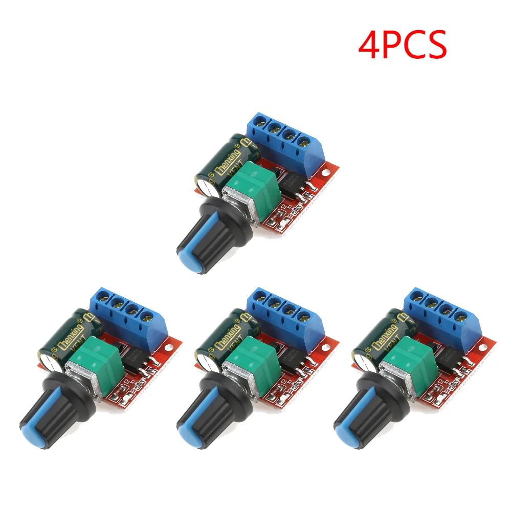 1-6pcs 5A 90W PWM 12V DC Motor Speed Controller Module DC-DC 4.5V-35V Low Voltage Motor Speed Controller Adjustable Drive Module