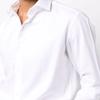 Emporio Armani Solid Color Button-Down Slim Fit Long Sleeve Shirt Men shirts White 8N1CD4-1NB1Z-0100