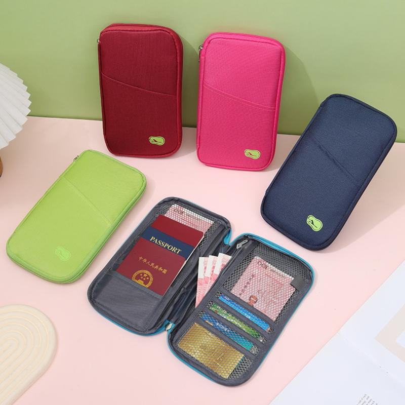 1 Piece Rfid Blocking Passport Wallet Travel Essentials Wallet Travel Document Organizer Credit Cards Case Passport Holder Bag