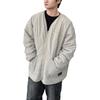 Levis Loose Faux Shearling Reversible Long Sleeve Jacket Men jackets Light-Gray 002PX-0000