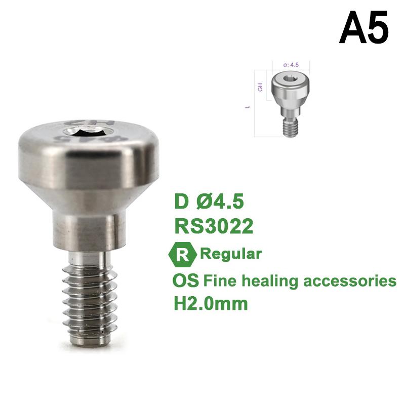 Dental Implant Composite Healing Screw Accessories For Adin Regular Screw Window Closing Transfer Rod Procedure Equipment