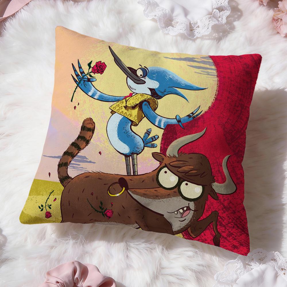 R-Regular S-Show Cushion Cover Premium Comfort Reversible Pillow Cove -Two in One Design for Any Room & Car Interior