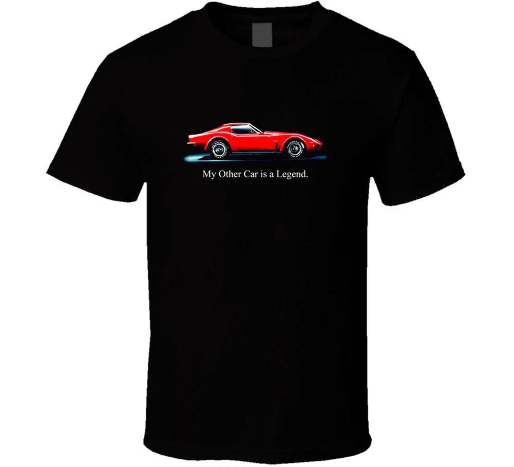

My Other Car Is A Legend Funny Red C3 Vette Classic Vintage Sports Car T Shirt 2XL