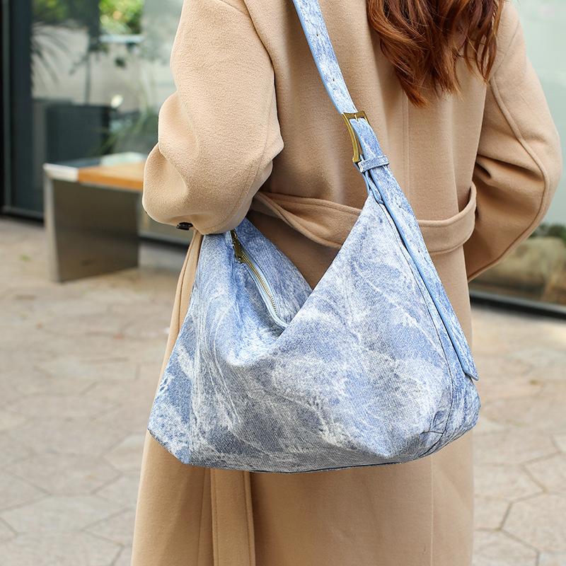 Denim Bag Large Capacity Large Bag Shoulder Tote Bag