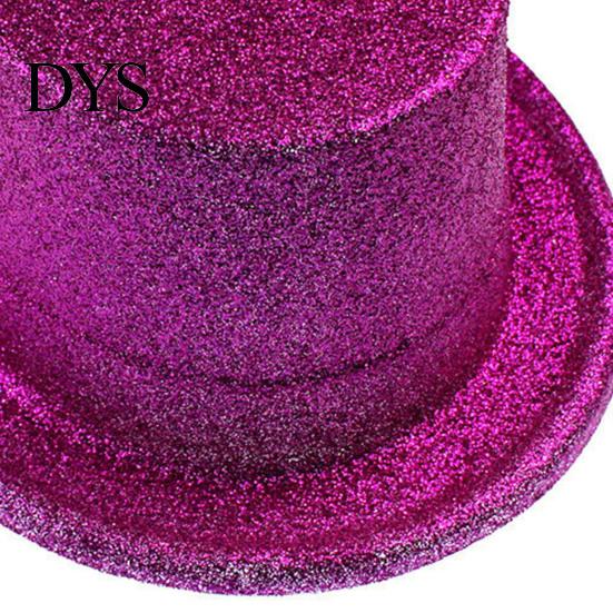 Magician Costume Accessories for Adults Kids Shiny Top Hats, Glitter Hat Adult Kids, Colorful Hat, Victorian Dress Up Christmas Sparkling Parties