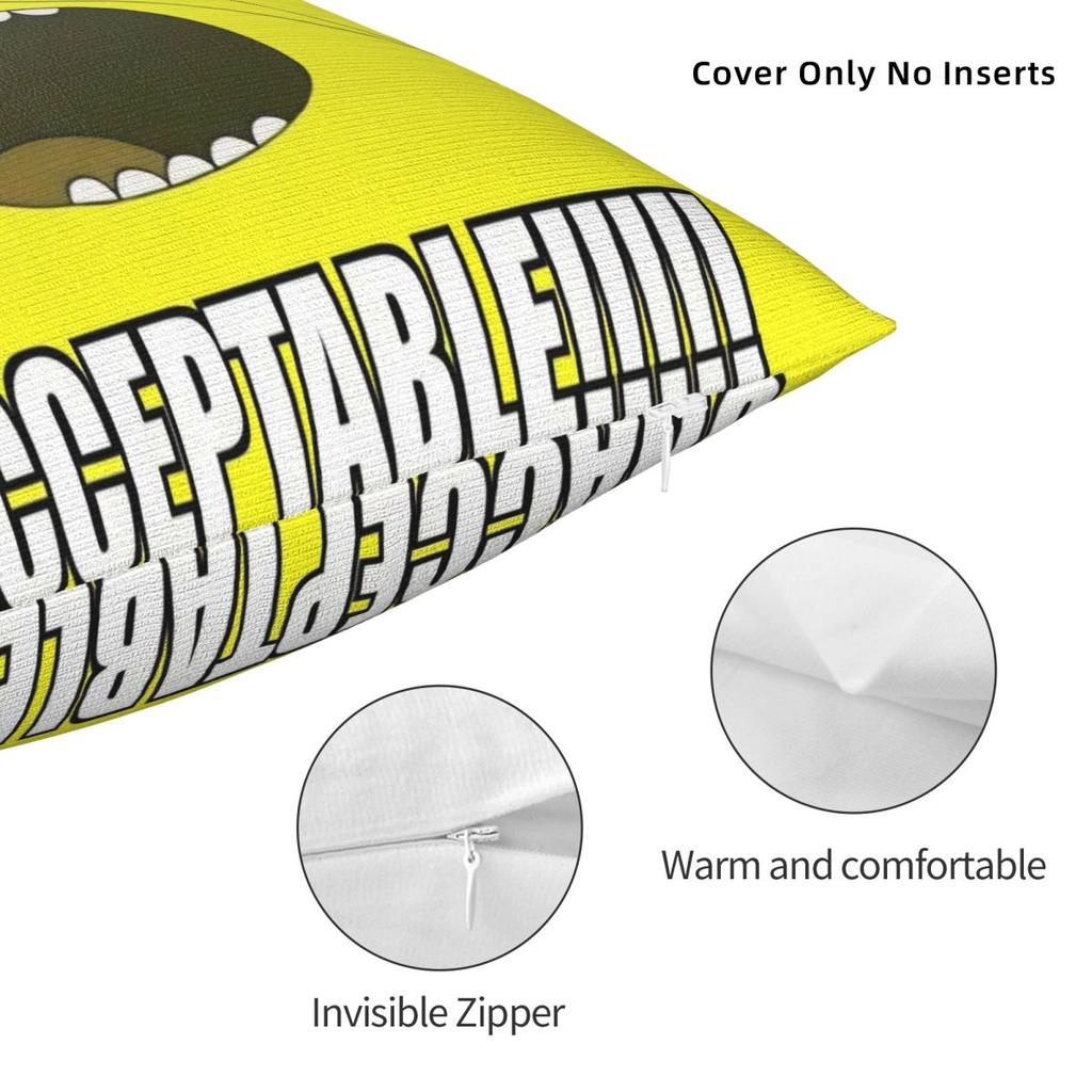 Pillow Case Lemongrab Unacceptable Polyester Pillow Cover Vintage Cushion Cover Printed Pillowcases For Wedding Party Home Decor