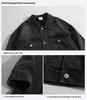Autumn/Winter Retro American Lapel Denim Jacket - Loose Fit, High-End Workwear Style