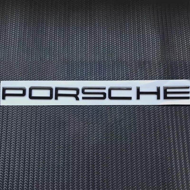 Emblema Auto 3D Lettere Decorative per Bagagliaio Posteriore Accessorio per Porsche Panamera Cayman Boxster Cayenne Macan GTS Taycan Turbo