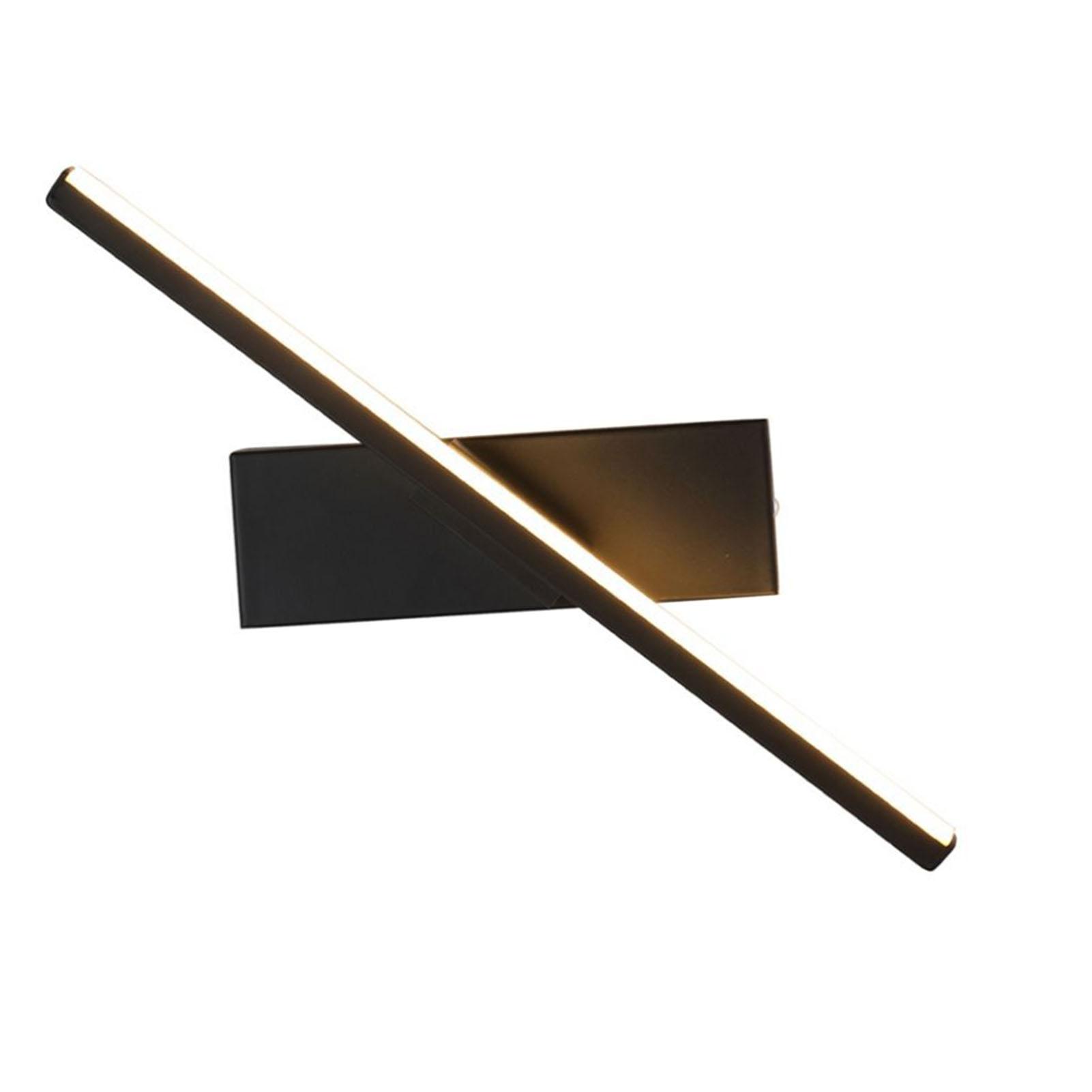 

Bedroom Rotating Wall Lamp Iron Shell High Temperature Baking Surface Anti Corrosion Bedside Lamp Warm Light чёрный