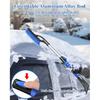 33'' Snow Brush And Ice Scraper For Car Windshield, Aluminum Extendable Snow Removal Tool For Car Window With Foam Grip, Soft Broom Head For Car SUV
