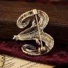 1Pc Vintage Metal Goat Head Brooch Classic Design Unisex Animal Lapel Pin for Holiday Wear Souvenir Gift Accessory