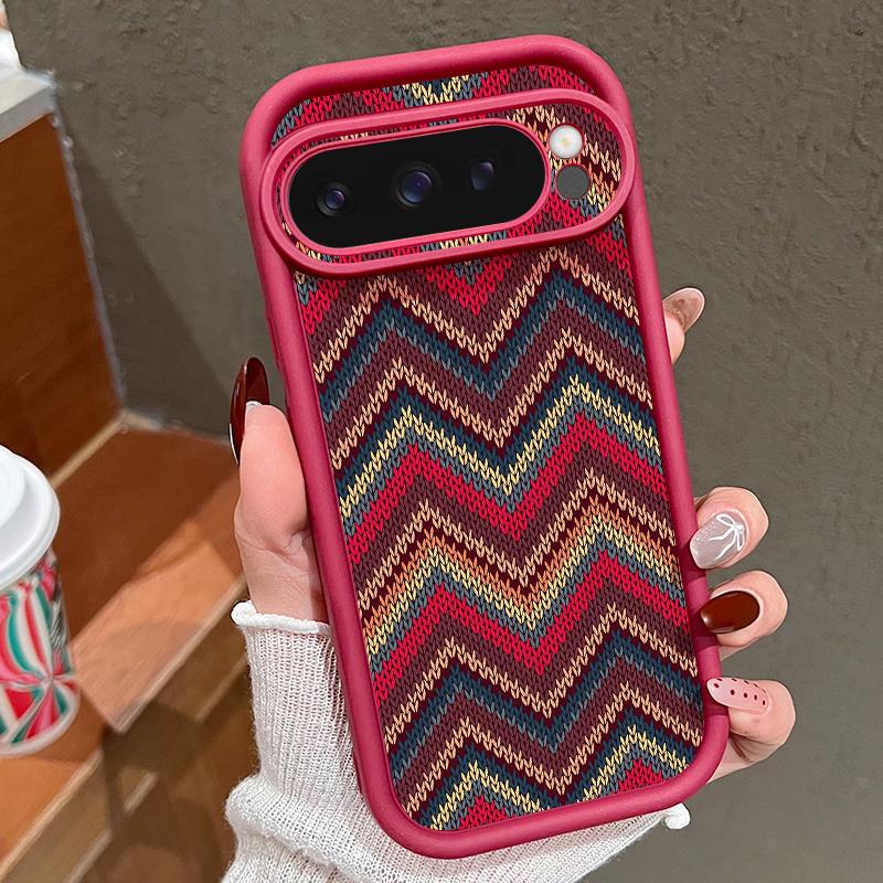 Grid Lines Pattern TPU Phone Case For Google Pixel 10 8 7 Pro 8A 9A 7A Pixel 9 10 Pro XL Shockproof Soft Silicone Back Cover