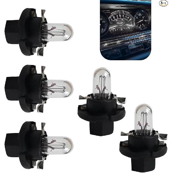 5 PCS Dashboard Light, 12 V 1.2 W High Brightness Waterproof Bulb, High Temp