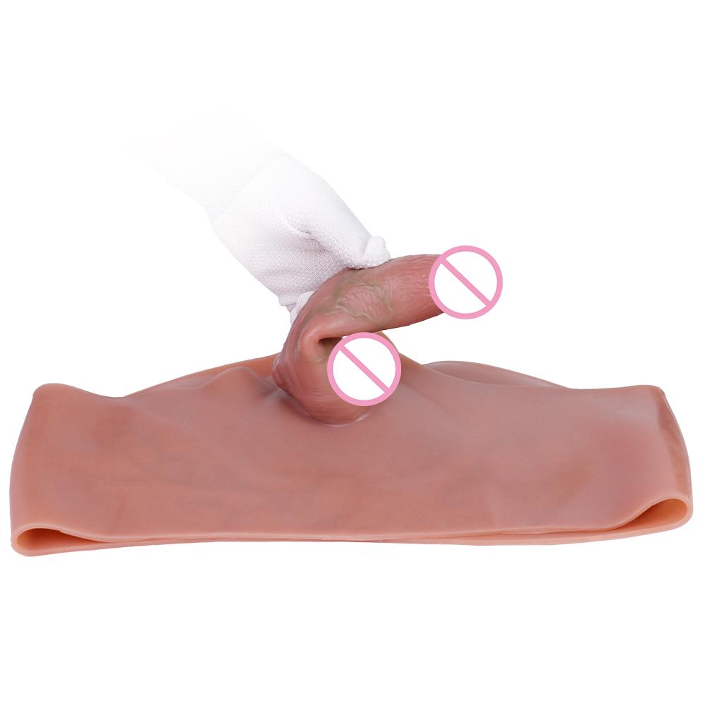 Funda Extensora de Pene Realista SXXY Manga para Pene Agrandamiento de Pene Retraso de la Eyaculación Condón Reutilizable Juguetes Sexuales para Hombres