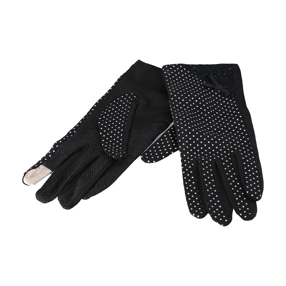 Summer Women Breathable Stretch Anti Uv  Sunscreen Gloves Lace Gloves Driving Glove