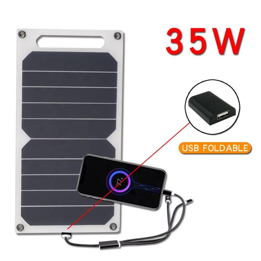 2W/4W/6W/8W Solar Panel Charger 5V Outdoor Solar Charger USB Solar Charger Panel Electric Fan