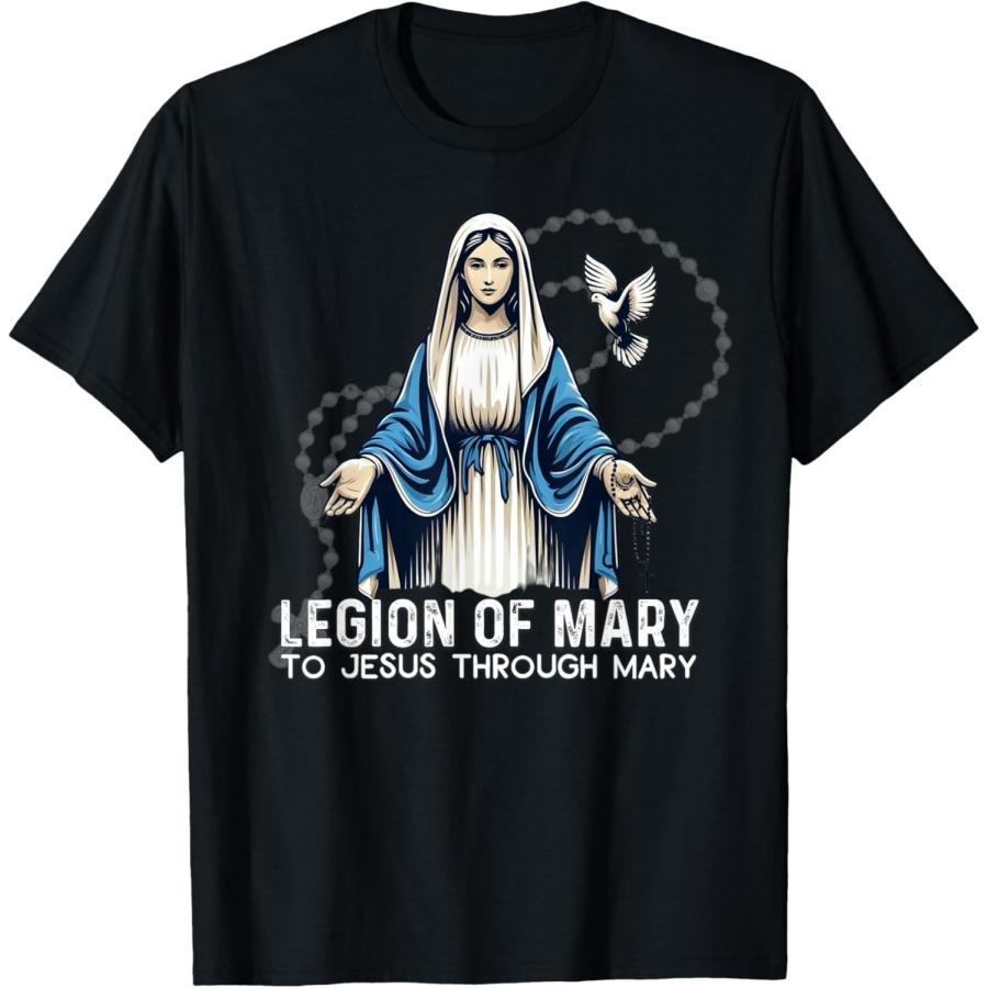 Legion Of Mary Our Lady Catholic T-Shirt S