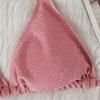 Women S Sexy Crystal Diamond Beaded Split Bikini Swimsuit