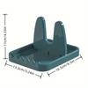1pcs Foldable Pot Iid Rack Plastic Spoon Holder Stand Kitchen Organizer For Fork Patula Rack Pan Cover Shelf Ableware Rack