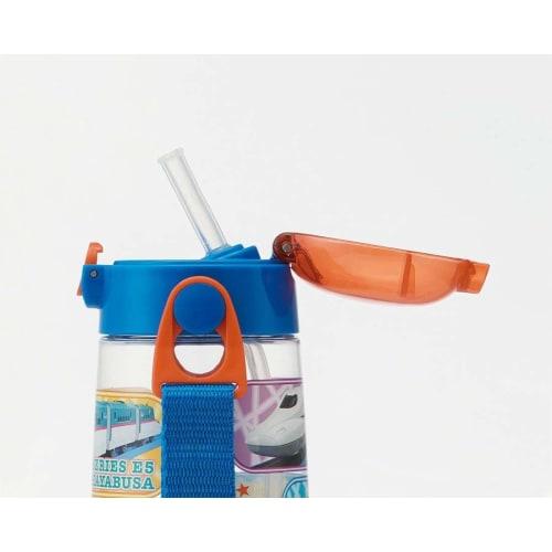 Skater Children's Water Bottle with Straw Clear Bottle Plarail 20 480ml Boys PDSH5