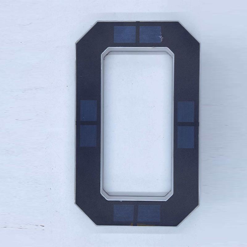 Waterproof Solar House Number Light Modern LED Address Sign with Light Sensor for Outdoor Home Door Yard Wall Decoration Use Set
