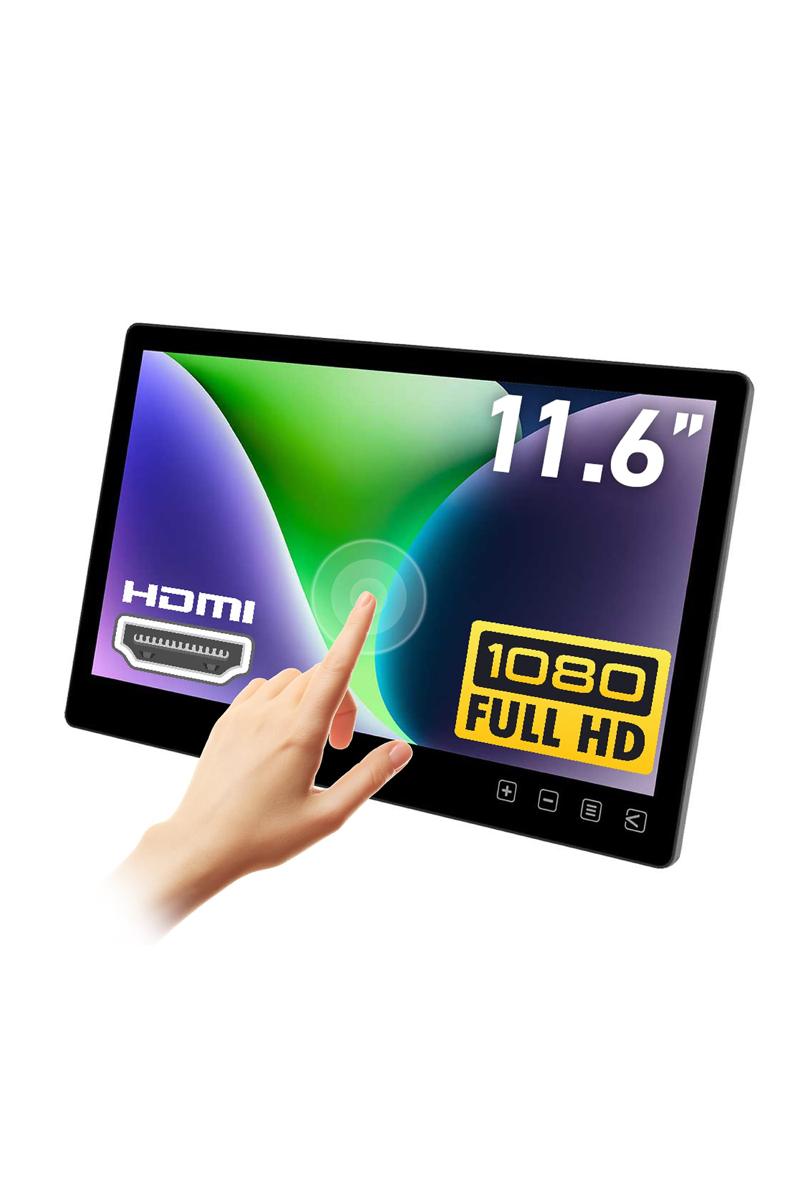 

GeChic Gechic Mobile Monitor with Touch Panel inch GeChic T112C FHD ADSDS LCD 1920x1080 10 Finger Touch Capacitive Type Surface Hardness 7H VESA75 чорний