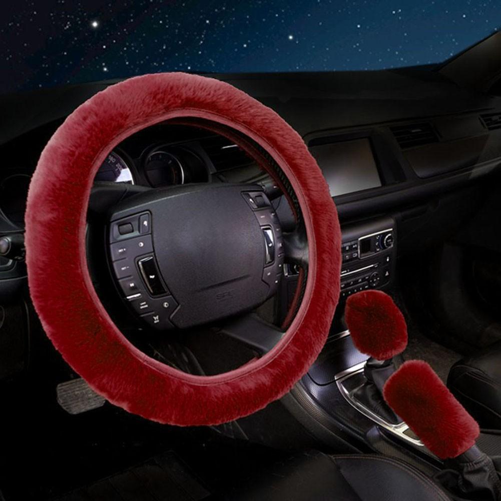38cm/14.96inch Steering Wheel Accessories Handbrake Cover