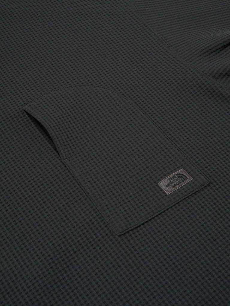 North Enride Waffle Crew XL [The Face] Sweatshirt, Black,
