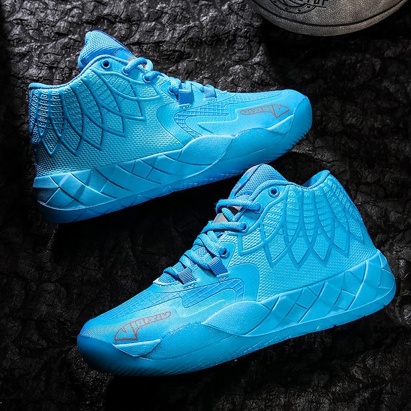

Spring fashion trend basketball shoes sports shoes men s and women s same style student sports help basketball shoes comfortable shock absorption 44