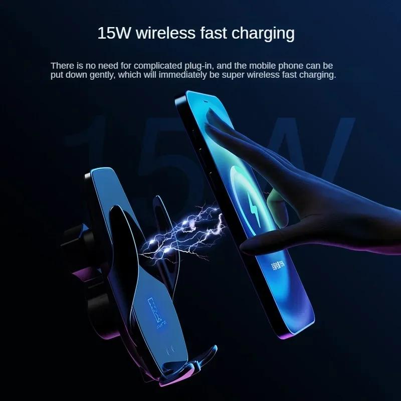2025 2025 For NIO ES6 ES7 ES8 EC7 Car Screen Phone Holder Wireless Charger Navigation Modification Interior 12.8 Inch Size
