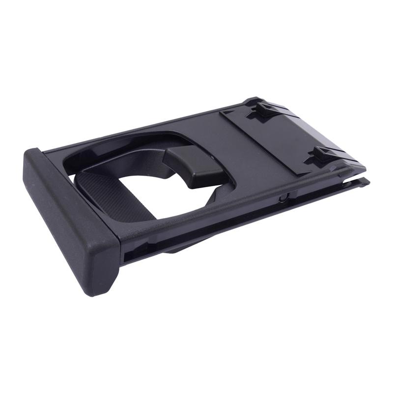 1 Pair Front Dash Cup Holder Trim Black Fit for Toyota Hilux Vigo Fotuner 2005 2006 2007 2008 2009 2010 2011 2012 2013 2014